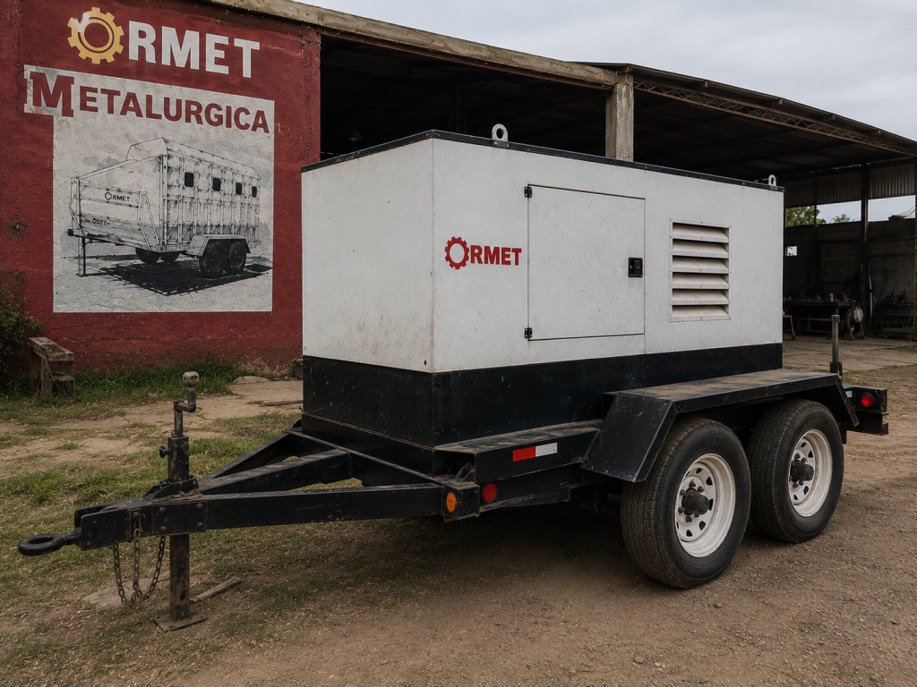 Trailer porta grupo electrogeno ORMET